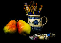 Pears And Paints Still Life von Jon Woodhams