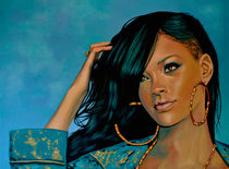 Rihanna painting by Paul Meijering