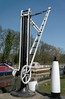 Old Canal Side Crane, Fradley Junction von Rod Johnson