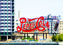 New York Pepsi Sign von Jon Woodhams