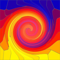 Mosaic Swirl von Robert Gipson