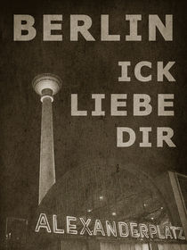 BERLIN LIEBE - sepia von crazyneopop