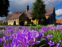 Flowers in church yard von Robert Gipson