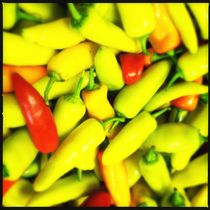 Hungarian Hot Wax Peppers von Green Moon Art