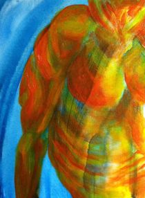 Rainbow Torso by Green Moon Art