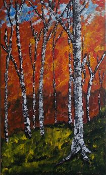 Autumn Birches by Zeke Nord