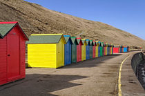 Beach Chalets, Whitby von Rod Johnson