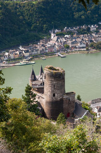 St.Goar mit Burg Katz von Erhard Hess