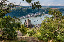 St.Goar(shausen) mit Burg Katz und Rheinfels von Erhard Hess