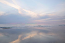 sunset on the beach von B. de Velde