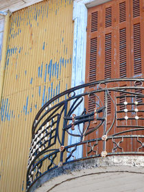 Balcony efkas island Greece by Andreas Jontsch