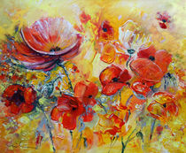 Poppies On Fire von Miki de Goodaboom