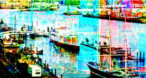 coloured harbour by urs-foto-art