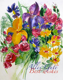 Alles Gute- Blumenstrauß by Sonja Jannichsen