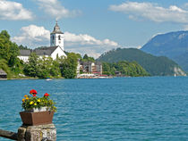 Wolfgangsee im Salzkammergut von Erika Buresch