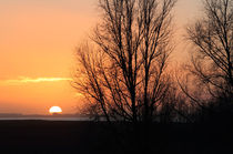 Sonnenuntergang an der Emsmündung - Sunset at the Ems estuary von ropo13