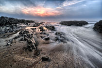 Croyde Bay sea mist sunset von Dave Wilkinson