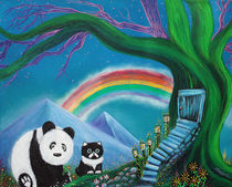 The Panda The Cat and The Rainbow by Laura Barbosa