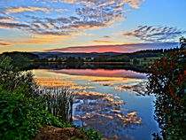  Peaceful Lake With Sunset von M.  Bleichner