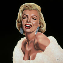 Marilyn Monroe painting 1 by Paul Meijering