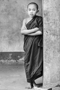 Burmese Novice Monk by Matilde Simas