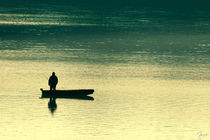 The fisherman on lake ossiach / Der Fischer auf dem Ossiacher See von ndsh