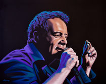 Jim Kerr of The Simple Minds painting by Paul Meijering