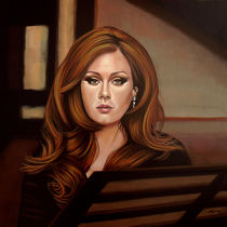 Adele painting by Paul Meijering