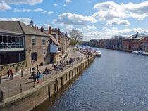 Kings Staith York river Ouse von Robert Gipson