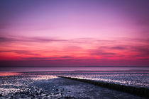 Sonnenuntergang am Strand von Utersum auf Föhr by Fotos von Föhr Konstantin Articus