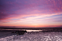 Sonnenuntergang am Strand von Utersum auf Föhr von Fotos von Föhr Konstantin Articus