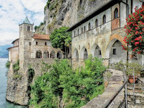 Santa Caterina del Sasso by Wolfgang Pfensig