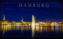 Hamburger Alster Panorama by Dennis Stracke