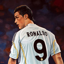 Cristiano Ronaldo painting by Paul Meijering
