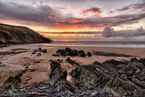 Putsborough Sands Sunset von Dave Wilkinson