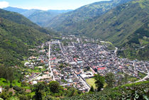 der Talkessel von Banos / Ecuador  von reisemonster