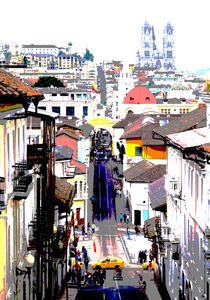 streets of Quito von reisemonster