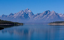 Teton Peaks -- Digital Art von John Bailey