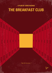 No309 My The Breakfast Club minimal movie poster by chungkong