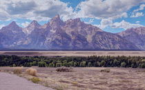 Grand Teton -- Digital Art by John Bailey