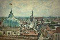 Augsburg von oben von Marie Luise Strohmenger
