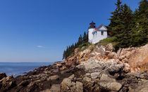 Lighthouse on the Edge -- Digital Art by John Bailey