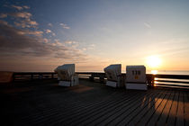 Sonnenuntergang am Weststrand von Kampen von Jens Rackow