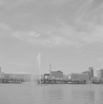 Hamburg, Binnenalster SW - Alster Lake BW by Marc Heiligenstein