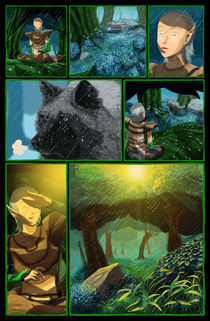 A Última Fábula comic page von Glauber Lopes