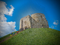 York, Cliffords tower in plastic by Robert Gipson