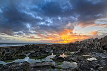 Rock Pool sunset by Dave Wilkinson