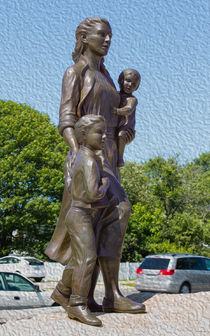 The Gloucester Fishermen's Wives Memorial von John Bailey