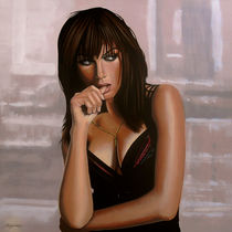 Olga Kurylenko painting by Paul Meijering