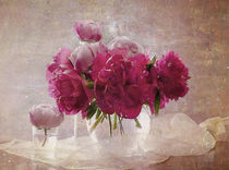 peonies and roses 2 von Franziska Rullert